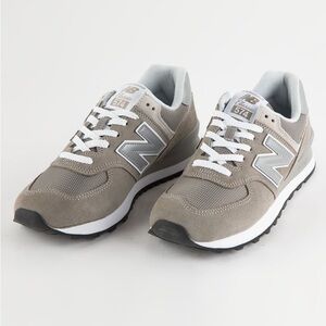 New Balance Kids 574 Sneaker | Size 13 | Tan | White |